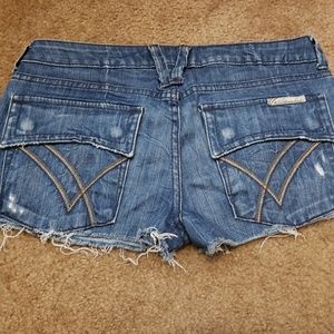 William rast Short blue denim size 28